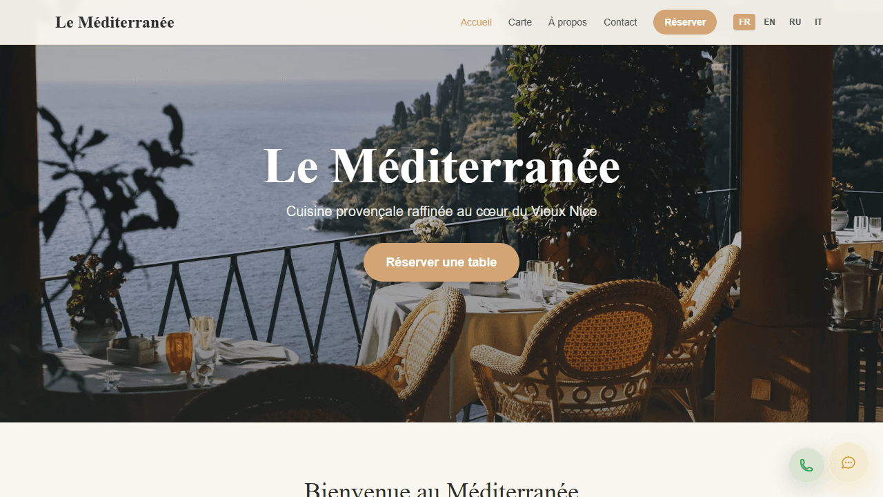 RestoBrain — Le Méditerranée